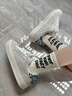 大東女士面包鞋女新款復古灰藍豹紋ins小眾大舌頭板鞋美式高街休閑鞋子女 灰色 【送運費險】 38 【標準尺碼】 曬單實(shí)拍圖