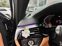 華飾梔子花車載香薰汽車出風(fēng)口香水裝飾花朵車內(nèi)飾品擺件擴(kuò)香石女生 曬單實(shí)拍圖