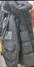 鴨鴨（YAYA）王一博301g充絨極寒反季羽絨服女長款冬季新款加厚保暖外套HY 黑色 L 曬單實拍圖