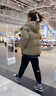 派吉鯊短款女士棉衣棉服2025冬裝新款小個子棉襖外套夾棉保暖加厚面包服 青棕色 XL (建議110斤-125斤) 曬單實拍圖