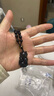 石玥珠寶精品彩虹眼天然黑曜石吊墜狐貍平安護(hù)身符掛件男女士款 水晶瑪瑙 曬單實(shí)拍圖
