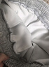 唐獅（TonLion）2024女束腳顯瘦休閑側拼衛褲WP 加絨款/冷麻灰 L  曬單實(shí)拍圖