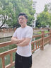 輕功成人舞蹈服練功服男士形體服套裝大童莫代爾芭蕾舞上衣中國舞服裝 黑色-莫代爾-短袖 3XL 曬單實(shí)拍圖