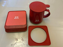 BRUNO智能加熱杯墊恒溫辦公室桌面熱牛奶神器保溫暖杯墊暖手寶女王節禮物送女友 復古紅 0.3L 【馬克杯套裝】 曬單實(shí)拍圖