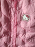 Hello Kitty女童羽絨馬甲兒童內(nèi)穿背心春秋外穿中大童女孩輕薄白鴨絨寶寶坎肩 玫紅 160CM適合身高155-160 曬單實(shí)拍圖