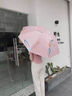 明佳匠高顏值傘防紫外線防曬太陽傘晴雨兩用旅行便攜手動折疊黑膠遮陽傘 【櫻花粉】手動花漾傘 8骨 晴雨兩用-內(nèi)里黑膠-抗風(fēng)擋雨 曬單實拍圖