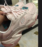 斯凱奇（Skechers）機甲鞋丨男女復古撞色運動(dòng)緩震春夏保暖跑步鞋休閑老爹鞋 女款-粉色彩霞/PINK 36 曬單實(shí)拍圖