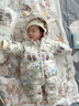 哈尼天空龍年嬰兒羽絨服秋冬外出服冬季嬰幼兒羽絨連體衣寶寶保暖冬裝 龍龍云 66 曬單實(shí)拍圖