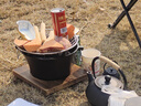 原始人圍爐煮茶家用室內全套燒烤爐烤火盆炭火爐碳爐炭爐一套室外 【全套推薦】23cm圍爐全套+球形竹炭5斤+900ML鑄鐵茶壺 曬單實(shí)拍圖