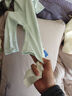 babycare寶寶連體衣純棉新生兒包屁衣哈衣滿月嬰兒衣服 靜謐藍(lán) 80cm 曬單實(shí)拍圖