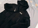 FILA 斐樂(lè)官方女士長(zhǎng)款羽絨服冬季新品休閑舒適保暖上衣連帽外套 正黑色-BK 2XL 180/96A 曬單實(shí)拍圖