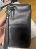 曼尼瓊詩(shī)（VUNIQSON）品牌手拿包男真皮小包頭層牛皮手機包拉鏈復古錢(qián)包男士長(cháng)款潮流 黑色 曬單實(shí)拍圖