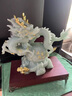 莫尼森  MOREISAN玉石青龍擺件工藝品龍年吉祥物客廳辦公室裝飾品擺件開(kāi)業(yè)喬遷禮物 祥龍盛世-小號(hào)(藍(lán)冰玉)尺寸:約30 曬單實(shí)拍圖