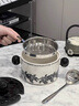 漫時(shí)光豬油罐家用陶瓷耐高溫食品級帶過(guò)濾網(wǎng)辣椒油罐子帶蓋儲存罐 百合陶瓷豬油罐-帶濾籃送勺 1.2L 曬單實(shí)拍圖