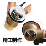 埃美柯浴缸放水閥純銅排水器下水旋轉(zhuǎn)通用款各大品牌紫銅款銅管浴室洗澡浴缸放水閥YP17 紫銅波紋浴缸下水套裝 曬單實(shí)拍圖
