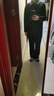 愛登堡Edenbo翻領夾克男秋冬針織羊毛領商務休閑外套黑色180/96A(2XL) 曬單實拍圖