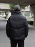 VIP飛行潮牌2025新款冬季羽絨服男加厚保暖面包服短款機能拉鏈防寒服外套潮牌 黑色 L 曬單實拍圖