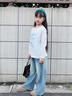 唐獅童裝新款兒童春季休閑純棉打底T恤男女童寬松柔軟圓領(lǐng)打底衫 白色08幸運愛(ài)心 140 曬單實(shí)拍圖