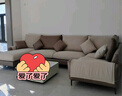 全友家居 意式天然奢石餐桌高端家用客廳長方形吃飯桌椅組合一桌六椅 曬單實拍圖