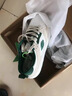 森馬男鞋春季透氣輕便百搭休閑板鞋青少年真皮防水運動(dòng)厚底增高小白鞋 灰綠 （升級款） 40 曬單實(shí)拍圖