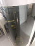 美諾魚缸客廳半圓型魚缸屏風(fēng)大中小型家用落地式玻璃金魚缸生態(tài)免換水 白色 60*40*138 曬單實(shí)拍圖