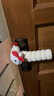 SMVPhellokitty門(mén)把套通用防撞防靜電護(hù)墻臥室卡通可愛(ài)創(chuàng)意門(mén)把保護(hù)套 奶白紅節(jié)小貓(圣誕帽)一個(gè)裝 曬單實(shí)拍圖