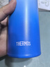 膳魔師（THERMOS）保溫杯膳膳茶春日系列吸管杯大容量杯子帶杯包生日禮物水杯 藍莓汽水【吸管】配包袋 350ml 曬單實拍圖