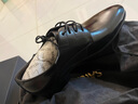 沙馳（SATCHI）男鞋新品尖頭皮鞋商場(chǎng)同款真皮軟面頭層牛皮系帶商務(wù)正裝鞋德比鞋 黑色(升級新款鞋底) 38 曬單實(shí)拍圖