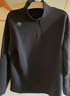 迪桑特（DESCENTE）跑步運動男士半拉鏈針織套頭衫秋季新款 BK-BLACK XL (180/100A) 曬單實拍圖