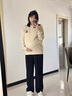 費(fèi)雪孕婦褲子春秋款外穿寬松直筒西裝褲春夏季新款大碼加長拖地闊腿褲 黑色常規(guī)-春秋款【165cm以下】 XL【135-150斤適穿】 曬單實(shí)拍圖