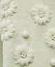 EGGKA圓領(lǐng)立體繡花長(zhǎng)袖針織開(kāi)衫女秋季新款韓版氣質(zhì)百搭毛衣外套 淺綠 S 曬單實(shí)拍圖