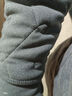 依予青少年冬裝居家棉服初中生高中生校服神器內膽棉衣保暖內搭小棉襖 灰色<愛(ài)心開(kāi)衫上衣> M 曬單實(shí)拍圖