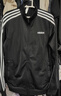 adidas休閑舒適三條紋立領(lǐng)夾克外套男裝秋季阿迪達(dá)斯官方輕運(yùn)動(dòng) 黑色/白(推薦選大一碼) M 曬單實(shí)拍圖