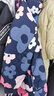 鴨鴨兒童羽絨服2025新款連帽新款中大童女童保暖加厚外套 藏青160 曬單實(shí)拍圖
