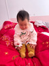 巴拉巴拉寶寶褲子女童長(cháng)褲運動(dòng)褲冬天鵝絨萌200424108001 曬單實(shí)拍圖