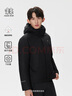 KOLON SPORT/可隆羽絨服 男子戶外運(yùn)動(dòng)登山徒步戈?duì)柗里L(fēng)防潑水透氣鵝絨夾克 LHDJ4WN213-BK 黑色 XL 180/100A 曬單實(shí)拍圖