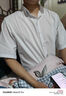 FOX.G男士短袖白色襯衫夏季男休閑襯衣冰絲免燙正裝商務(wù)衣服上衣夏裝男 白色五分袖冰絲垂感襯衫 2XL 【建議135-150斤】 曬單實(shí)拍圖