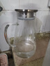 富光冷水壺 大容量玻璃杯 耐熱防爆裂花茶果汁杯家用加厚玻璃涼水壺 1500ml 曬單實(shí)拍圖