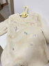 戴維貝拉（DAVE＆BELLA）初生嬰兒衣服毛絨寶寶連體衣幼童爬服哈衣冬裝新款小童包屁衣 米色【現(xiàn)貨】 90cm（建議身高80-90cm） 曬單實拍圖