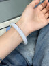 ALLOVE白月光玉手鐲女款冰種玉髓鐲子女生生日新年情人節禮物送女友老婆 曬單實(shí)拍圖