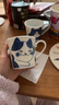 千代源青花大臉貓馬克杯日本進(jìn)口陶瓷杯釉下彩家用卡通水杯貓咪圖案杯子 A2雜花貓單杯 曬單實(shí)拍圖