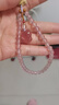 致末（ZHIMO）鴿子血草莓水晶手機掛繩鏈子手腕款女生正桃花小狐貍掛件精致 小狐貍款 曬單實(shí)拍圖