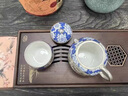 傳承令何賦森龍鳳西施壺手工浮雕青花茶壺鎏銀功夫茶具套裝家用一壺兩杯 鎏銀-青花龍鳳西施壺一壺兩杯 曬單實(shí)拍圖