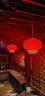 全銅大門(mén)家用陽(yáng)臺大紅戶(hù)外新年燈籠小結婚大號中國風(fēng)現代簡(jiǎn)約吊燈 古銅色-純紅款-40CM接電款 曬單實(shí)拍圖