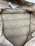 真維斯兒童棉服冬季新款男女童紅色棉襖過年衣服中大童輕薄連帽棉衣外套 黑/J純色 140 曬單實(shí)拍圖