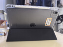 圖上途適用ipadair5保護套10.9高透ipadpro11英寸帶筆槽12.9英寸蘋(píng)果保護殼輕薄10.2防彎ari4全包亞克力 【黑色】輕薄超透+防彎亞克力 iPad Air4/Air5（10.9英 曬單實(shí)拍圖