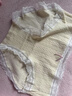 莫代爾5A級抗菌嬰兒棉女士內(nèi)褲性感女生純棉襠內(nèi)褲女蕾絲花邊日系三角褲 白色+粉色+淺橘 3條 M 80-105 曬單實拍圖