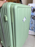 REDOO側開(kāi)蓋行李箱多功能鋁框拉桿箱大容量男女密碼箱登機旅行箱子皮箱 果綠色【側開(kāi)+USB+杯架+手機架】 24英寸 托運箱【店長(cháng)推薦尺寸】 曬單實(shí)拍圖