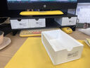 萬(wàn)事佳電腦顯示器增高架辦公室桌面臺(tái)式顯示屏幕加高底座支架工位收納架 黑色雙層【帶四抽屜+送筆筒】 免組裝收到即用 曬單實(shí)拍圖