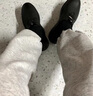 VOLO犀牛男鞋休閑皮鞋男士商務(wù)真皮透氣軟底免系帶牛皮板鞋春季皮鞋 黑色 42 曬單實(shí)拍圖